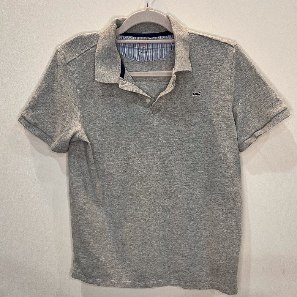 Vineyard Vines X Target Boys Gray Collared Shirt Size XL‎ (16)